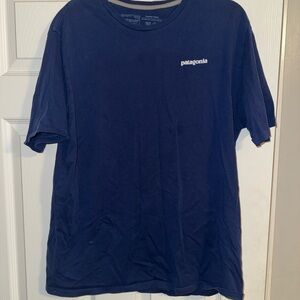 Patagonia Navy Blue Short-Sleeve Logo Tee